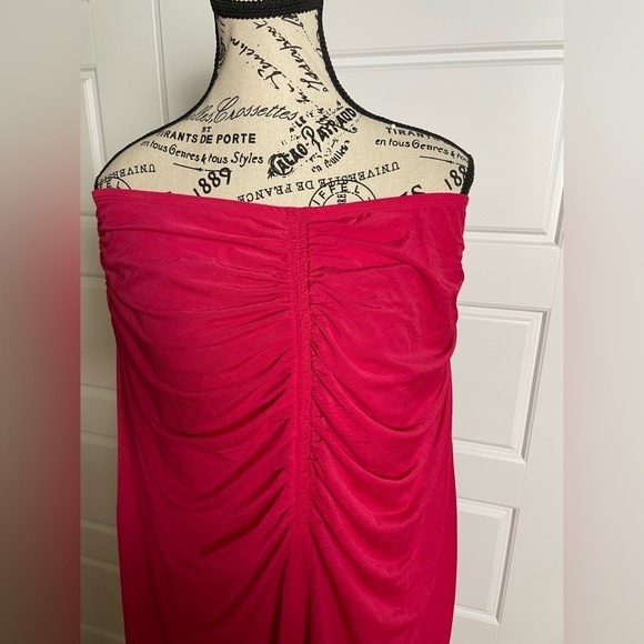 House of Harlow 1960 Barbie Pink Ruched Skirt - Picture 8 of 9